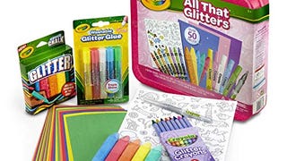 Crayola All That Glitters Art Case Coloring Set, Toys, Gift...
