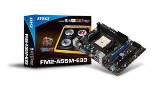 MSI AMD A55 MicroATX DDR3 1600 370 Motherboards FM2-A55M-...