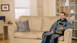 DC Comic Batman Comfy Throw - Superhero Fleece Blanket...