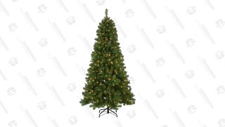 6.5 Ft. Mixed Pine Tree With Clear Lights