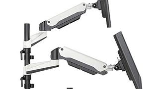 HUANUO Dual Monitor Mount Stand - Aluminum Gas Spring Arm...