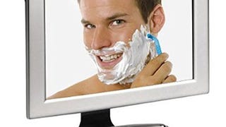 Fogless Shower Mirror with Squeegee by ToiletTree Products....