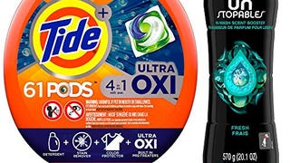 Tide PODS Ultra Oxi 4 in 1 HE Turbo Laundry Detergent Soap...