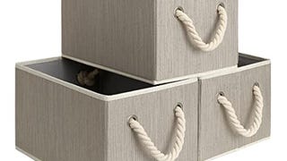 StorageWorks Decorative Storage Bins, Closet Storage Baskets...