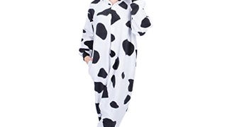 Emolly Fashion Adult Cow Animal Onesie Costume Pajamas...