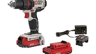 PORTER-CABLE 20V MAX* Cordless Drill/Driver, 1/2-Inch, Tool...