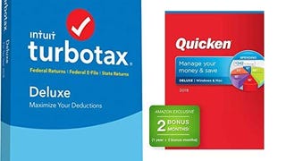 TurboTax Deluxe + State 2018 Fed Efile PC/MAC Disc with...