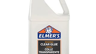 Elmer's Liquid School Glue, Clear, Washable, 1 Gallon - Great...