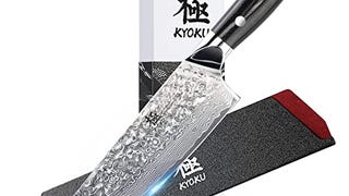 KYOKU Chef Knife - 8"- Japanese VG10 Steel Core Hammered...