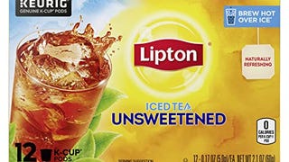 Lipton Iced Tea K-Cups for Keurig Brewers, Unsweetened...