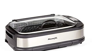 PowerXL Smokeless Grill with Tempered Glass Lid with...