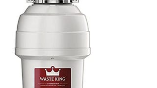 Waste King 3/4 HP Garbage Disposal with Power Cord, Food...