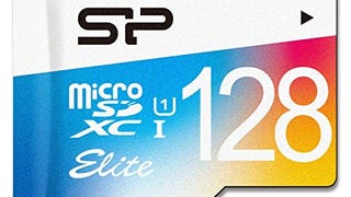 Silicon Power 128GB MicroSDXC UHS-1 Class10, Elite Flash...