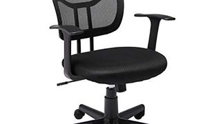 Amazon Basics Mesh, Mid-Back, Adjustable, Swivel Office...