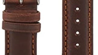 Hadley-Roma Men's MSM881RB-180 18 mm Brown Oil-Tan Leather...