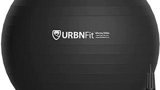 URBNFit Exercise Ball - Yoga Ball for Workout, Pilates,...
