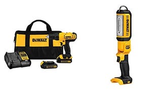 Dewalt Cordless Compact Drill Driver Kit with LED Hand...
