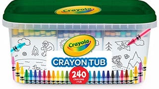 Crayola 240 Crayons, Bulk Crayon Set, School Supplies, Kids...
