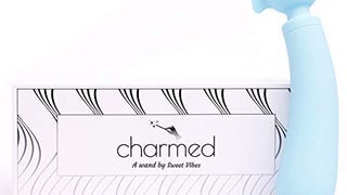 Sweet Vibes, Charmed | Dual-Action Silicone Massage Wand,...