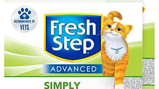 Fresh Step Advanced Simply Unscented Clumping Cat Litter,...