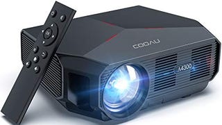 COOAU Portable Outdoor Movie Projectors 5500 Lumens 1080P...
