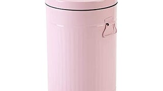 Pink Trash Can with Lid, Pink Bathroom Bedroom Waste Basket...
