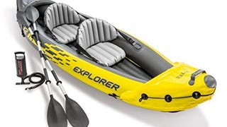 INTEX 68307EP Explorer K2 Inflatable Kayak Set: Includes...