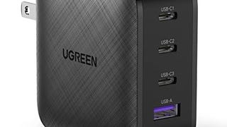UGREEN 65W Multiport USB C Wall Charger, 4 Port USB Charging...