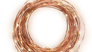 Inateck 33ft Waterproof Starry String Lights, Copper Wire...
