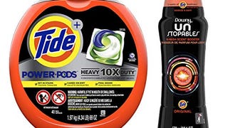 Tide Power PODS Laundry Detergent Liquid Pacs, 10X Heavy...