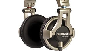 Shure SRH750DJ Professional Quality DJ Headphones - Enhanced...
