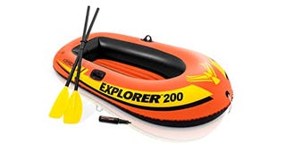 Intex Explorer 200, 2-Person Inflatable Boat Set with French...