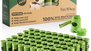 Pets N Bags Dog Waste Poop Bags, Dog Bags for Poop , Refill...