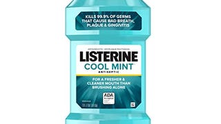 Listerine Cool Mint Antiseptic Mouthwash, Bad Breath, Plaque...