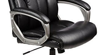 Amazon Basics Executive Home Office Desk Chair with Padded...