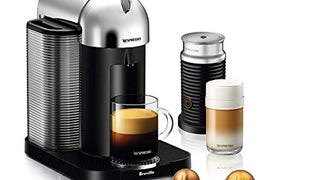 Nespresso Vertuo Coffee and Espresso Maker, Chrome with...