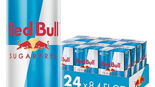 Red Bull Energy Drink, Sugar Free,8.4 Fl Oz (Pack of 24)...
