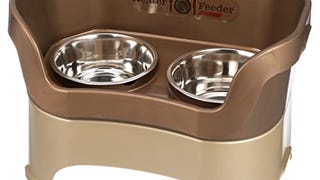 Neater Feeder Deluxe Large Dog (Bronze) - The Mess Proof...