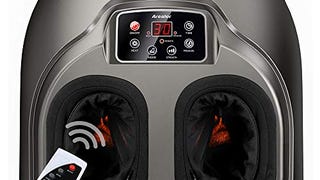 Arealer Foot Massager Machine with Heat, Shiatsu Foot Massagers...