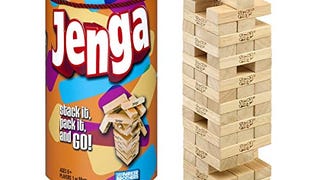 Jenga Game Wooden Blocks Stacking Tumbling Tower Kids Game...