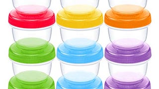 WeeSprout Baby Food Containers - Small 4 oz Containers...