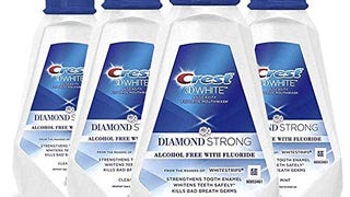 Crest 3D White Diamond Strong Mouthwash, 473 Ml, 4 Count,...