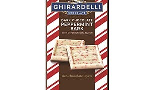 Ghirardelli Peppermint Bark Dark Chocolate Bar, Holiday...