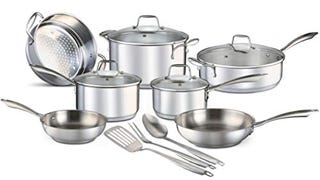 Chef's Star Nonstick Cookware Pots and Pans Set, Induction...