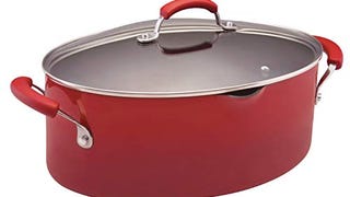 Rachael Ray Brights Nonstick Pasta Stock Pot with Lid and...