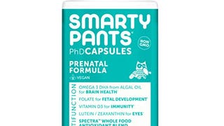 SmartyPants Daily Prenatal Multivitamin: Vitamin C, D3...