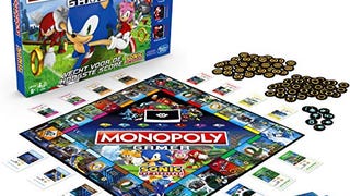 MONOPOLY Gamer Sonic The Hedgehog Edition Board Game for...