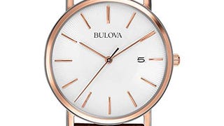 Bulova Classic Quartz Mens Watch, Stainless Steel with...