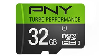 PNY U3 Turbo Performance 32GB High Speed MicroSDHC Class...