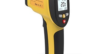 Dr.meter IR-10 Non-Contact Digital Laser Infrared Thermometer...